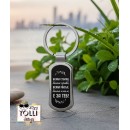 Гравиран ключодържател с послание