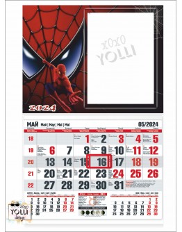 Календар със Спайдърмен