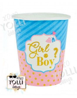 Парти чашки "Girl or boy"