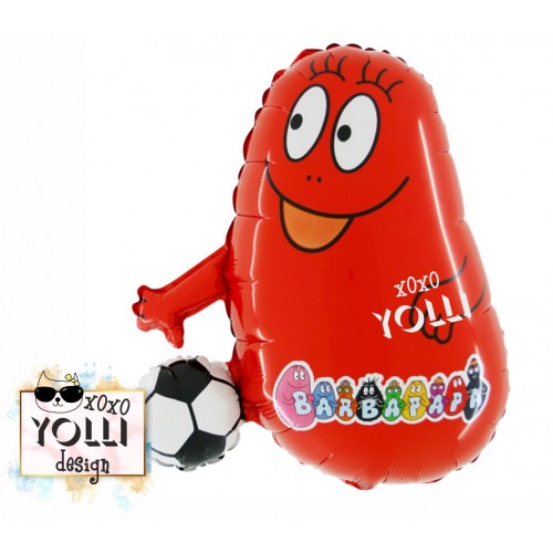 Балон "Барбарон" /червен/ - 68 см
