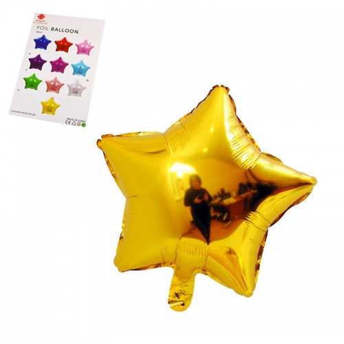 Балон "Звезда" - цвят злато