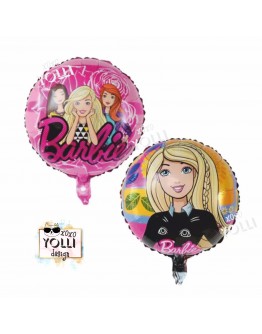 Балон "Барби" - с две страни - 45 см