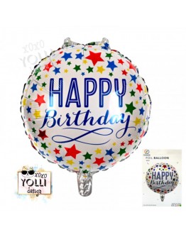 Балон "Happy Birthday" 45 см