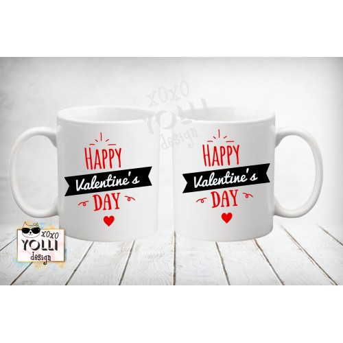 Чаша "Happy Valentine`s day"