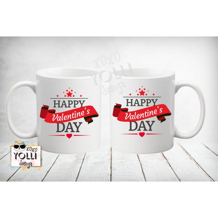 Чаша "Happy Valentine`s day"