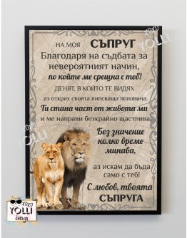 Постер за "Моя съпруг"